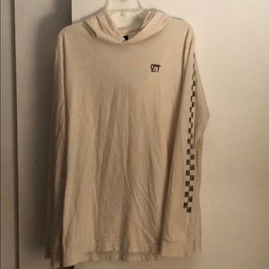 White T-Shirt Hoodie